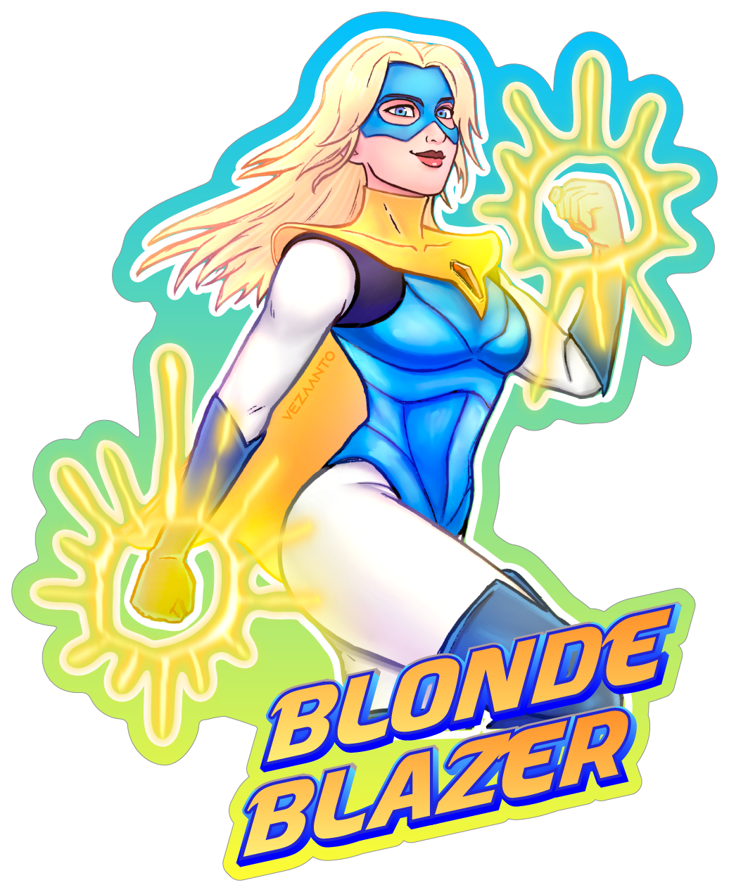 Blonde Blazer | Sticker