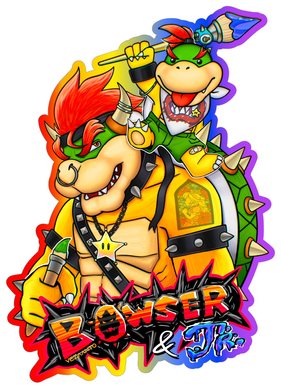 Bowser & Jr. | Sticker
