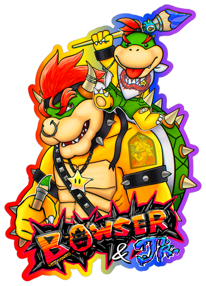 Bowser & Jr. | Sticker