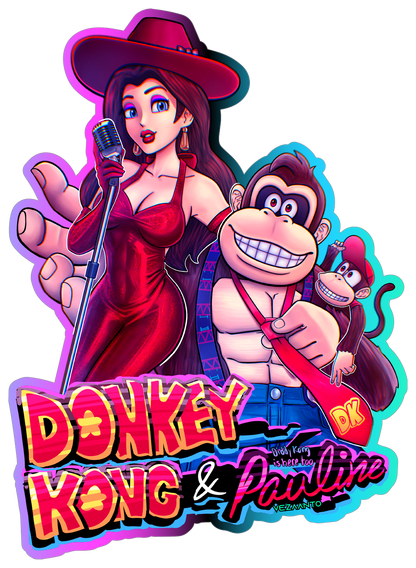Donkey Kong & Pauline | Sticker
