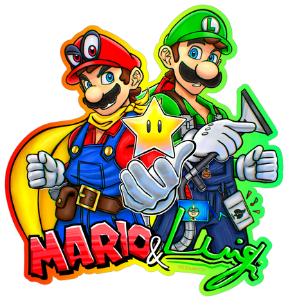 Mario & Luigi | Sticker