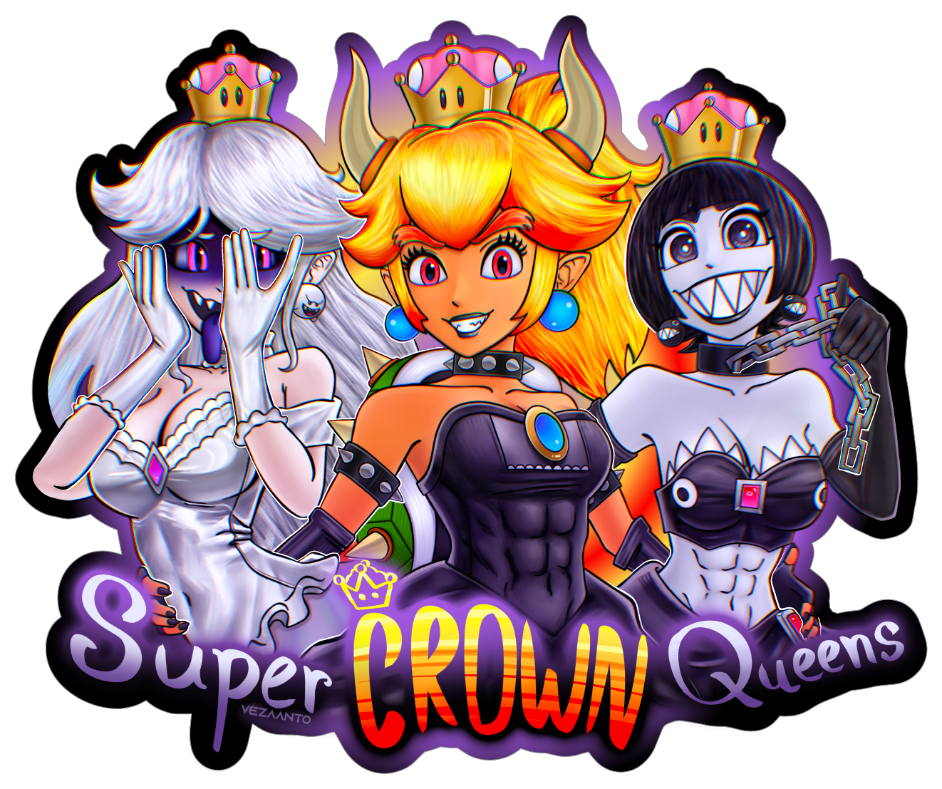 Super Crown Queens | Sticker
