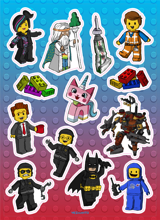 The Lego Movie | Sticker Sheet