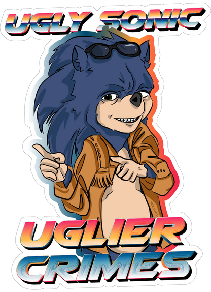Ugly Sonic | Sticker